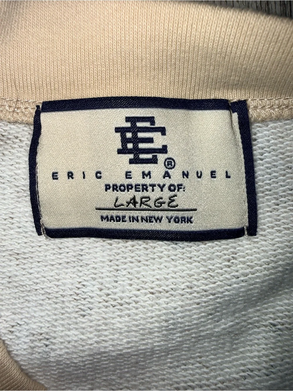 Eric Emanuel EE Leaf Camo Crewneck Sweatshirt L